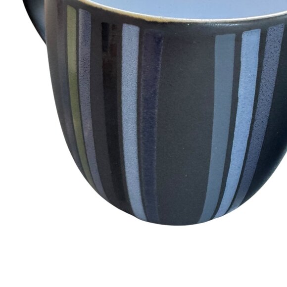 Denby-Langley Jet Stripes Pattern Mugs Set 2 Discontinued Replacements Additions - Picture 11 of 16
